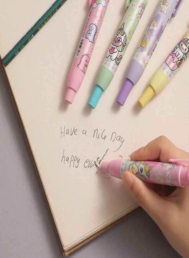 Radhya Accessories Push Eraser for Girls Retractable Erasers (Pack of 2) Stationeries Erasers for Boys Eraser Pencil Erasers (Unicorn) - Image 2
